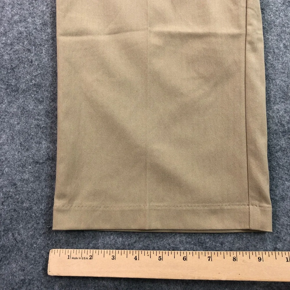 Adidas Mens Golf Pants 34x32 Tan Textured Straight Stretch Herringbone NWT